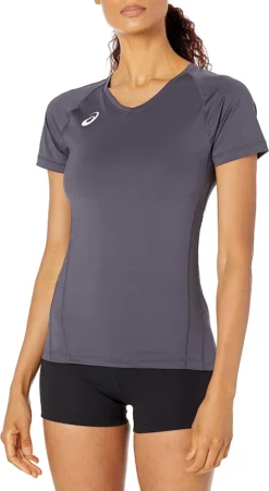 ADIDAS ASICS Women's Spin Serve Volleyball Jersey Short Sleeve